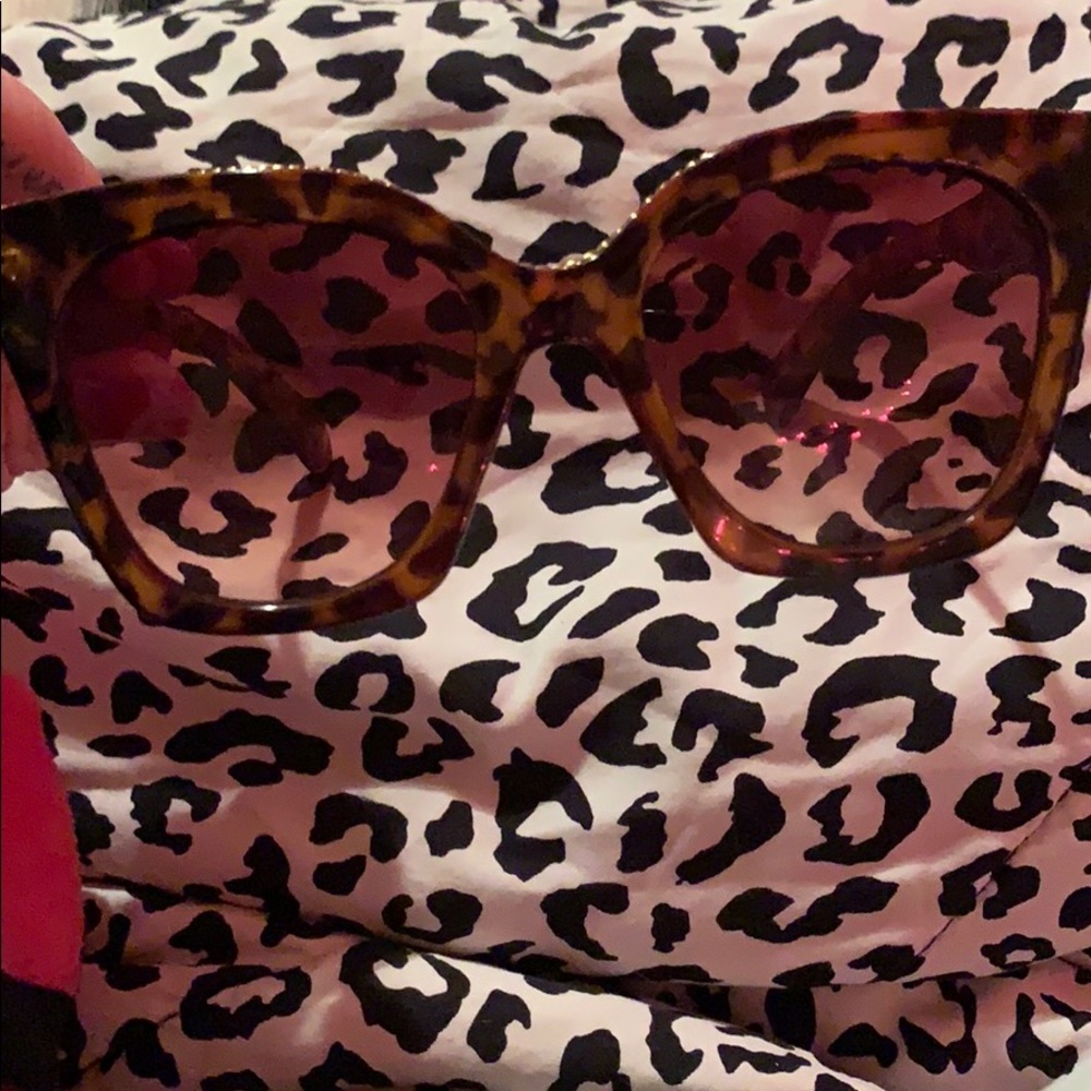 Turquoise metal trim torrid sunglasses